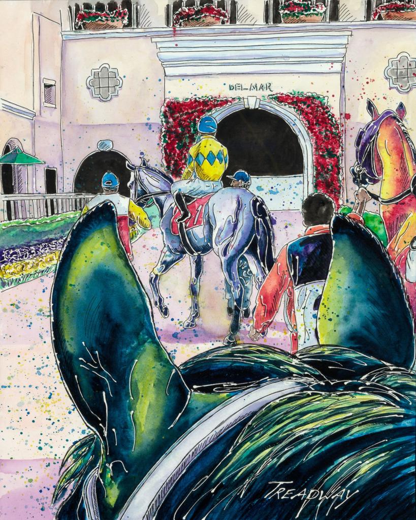 “Riding to the Tunnel” (Courtesy of Amy Treadway)